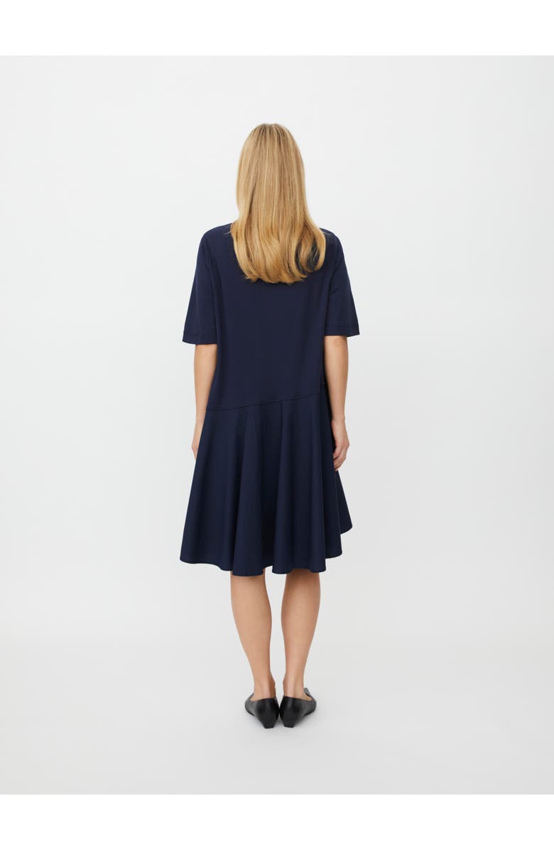 Masai Copenhagen MaNyloran Asymmetric Detail Dress, Alternate, color, Navy Blazer