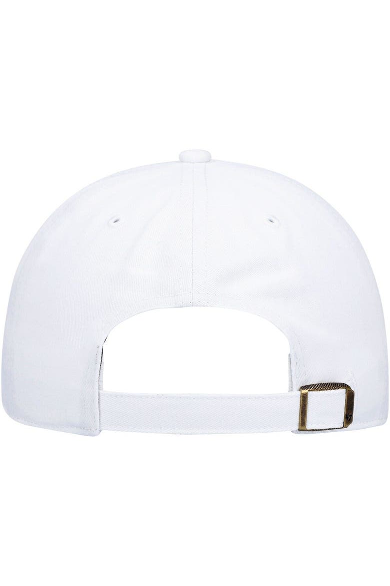 Women's '47 White Detroit Lions Miata Clean Up Logo Adjustable Hat, Alternate, color, White