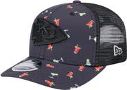 New Era Men's New Era Navy/Black Kansas City Chiefs Adventure Drinks Pattern 9SEVENTY Stretch-Snap Hat