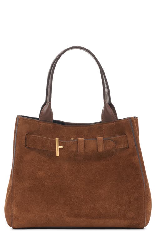 TOM FORD Small Audrey Suede Tote in Whisky at Nordstrom
