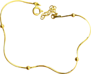 Spero London Italian Bead Chain Sterling Silver Satellite Bracelet