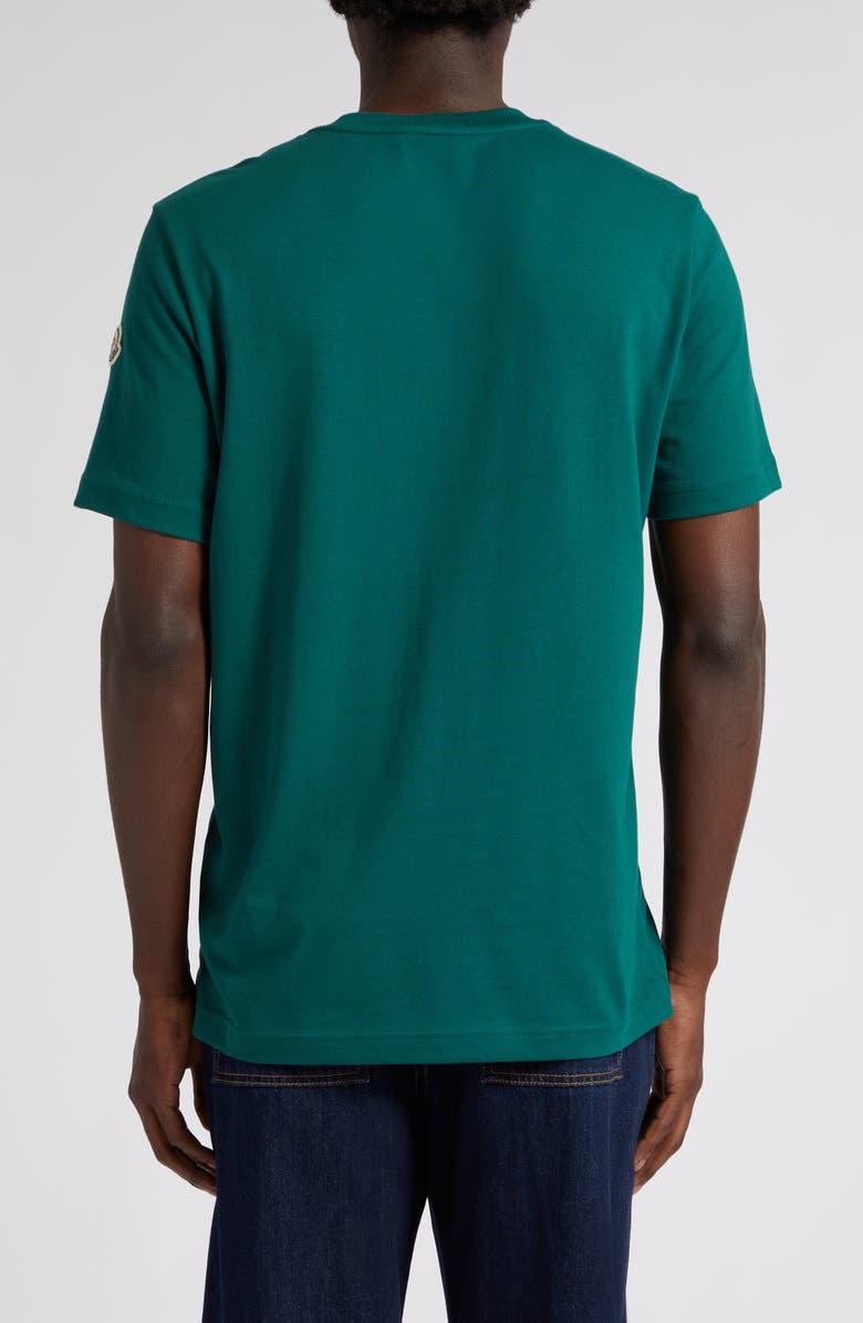 Moncler Logo Patch T-Shirt, Alternate, color,