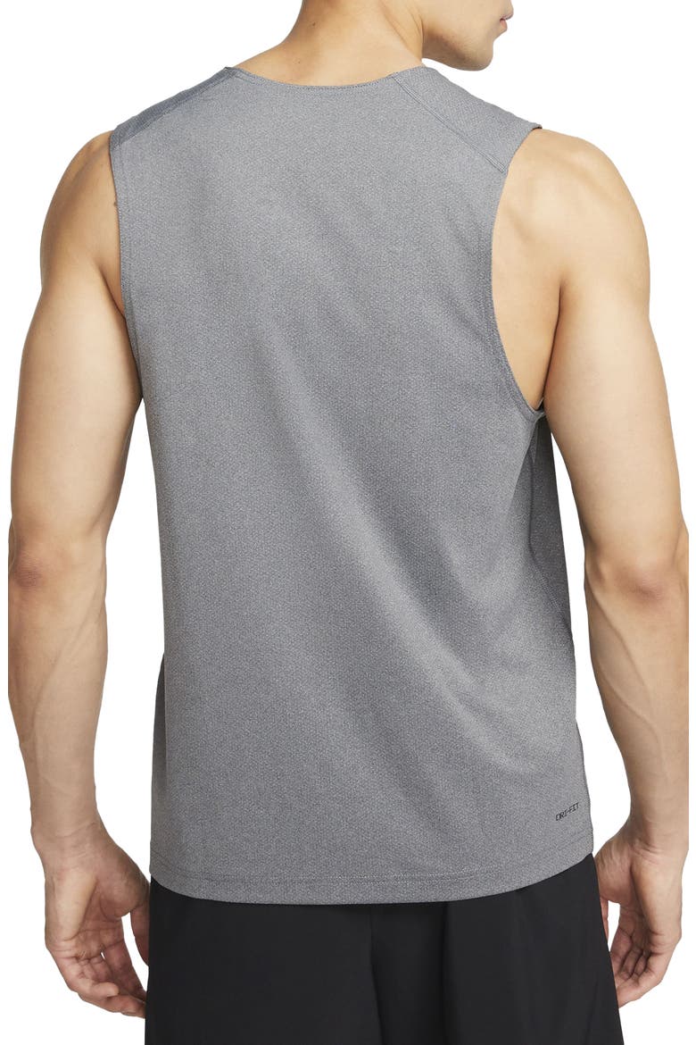 Dri-FIT Ready Tank, Alternate, color, BLACK/ HEATHER/ BLACK