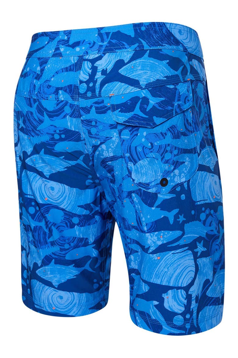 Betawave 2N1 9-Inch Board Shorts, Alternate, color, VOYAGERS- NAVY