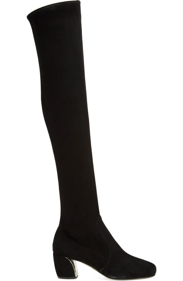 Prada Over the Knee Boot, Alternate, color,