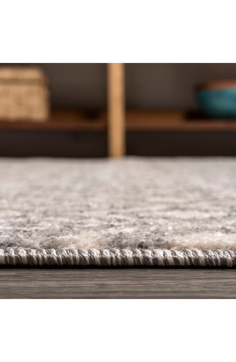 JONATHAN Y Ifrane Berber Geometric Stripe Area Rug, Alternate, color, Gray/Cream