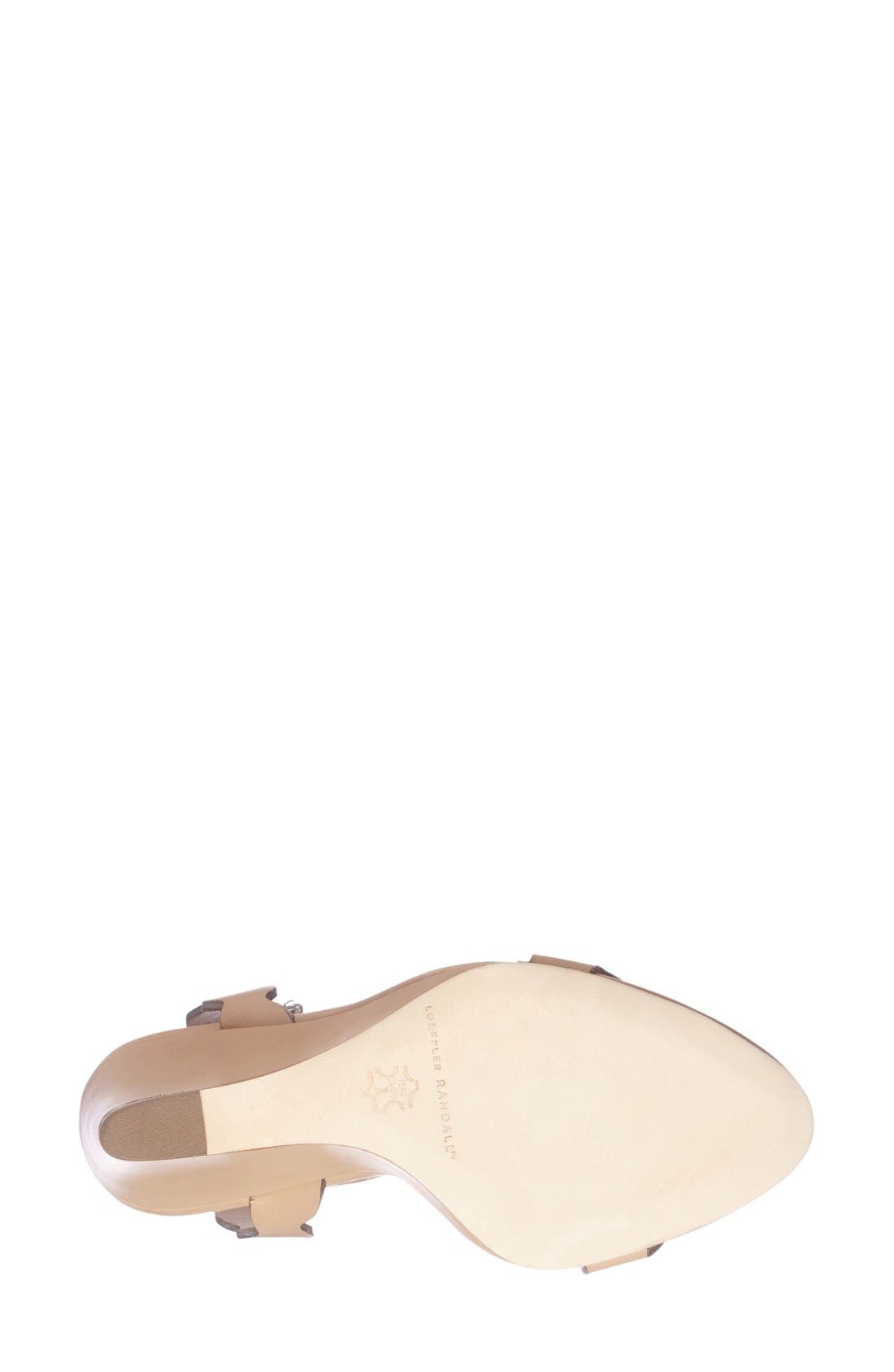 'Piper' Wedge Sandal, Alternate, color, WHEAT VACHETA