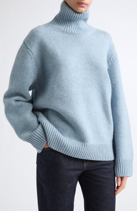 Oversize Lambswool Turtleneck Sweater