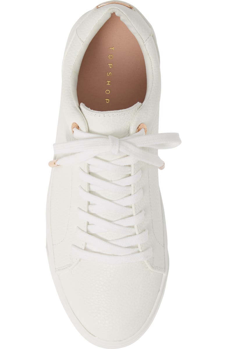 Topshop Curly Low Top Sneaker, Alternate, color,