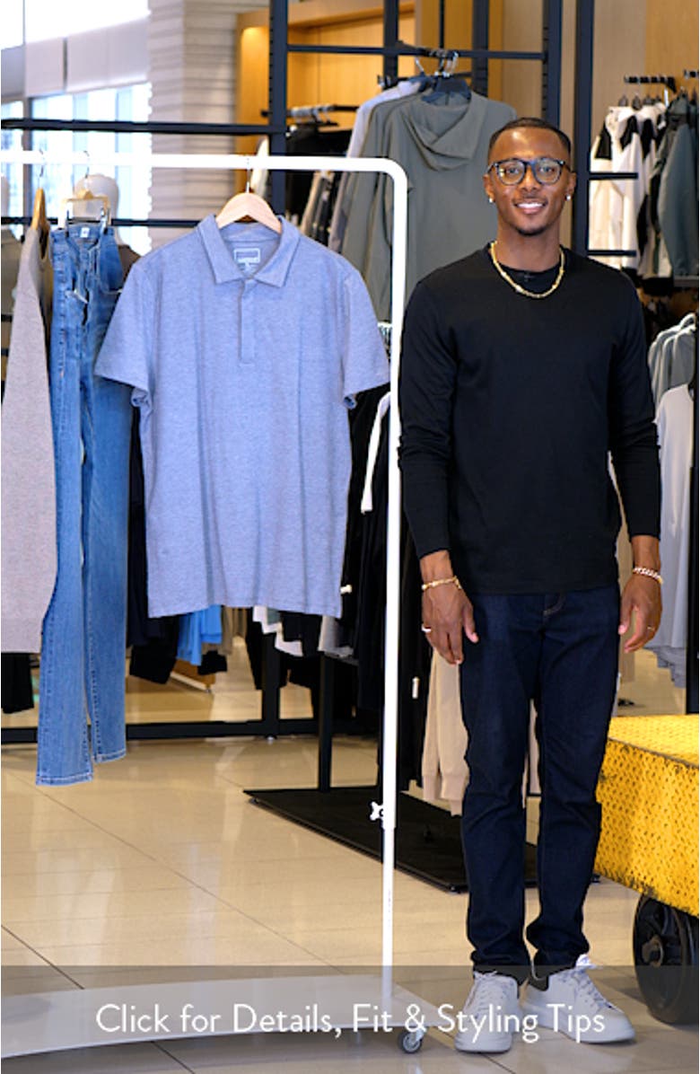 Biscayne Slim Fit Cotton Blend Piqué Golf Polo, sales video thumbnail