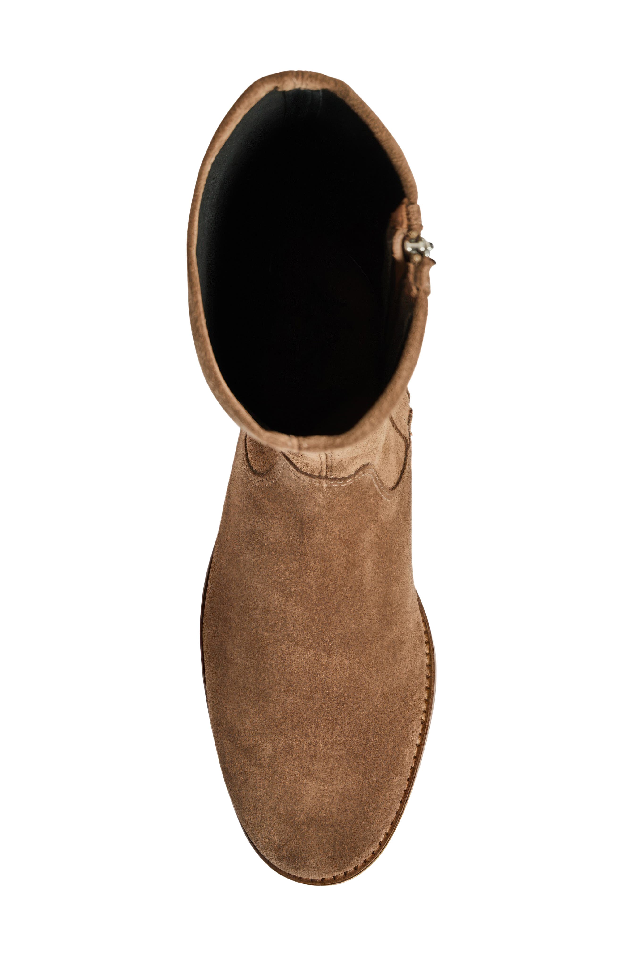 Sabrena Weatherproof Knee High Boot, Alternate, color, AMARETTO SUEDE