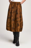 Cinq à Sept Sirani Embroidered Paisley Floral Skirt