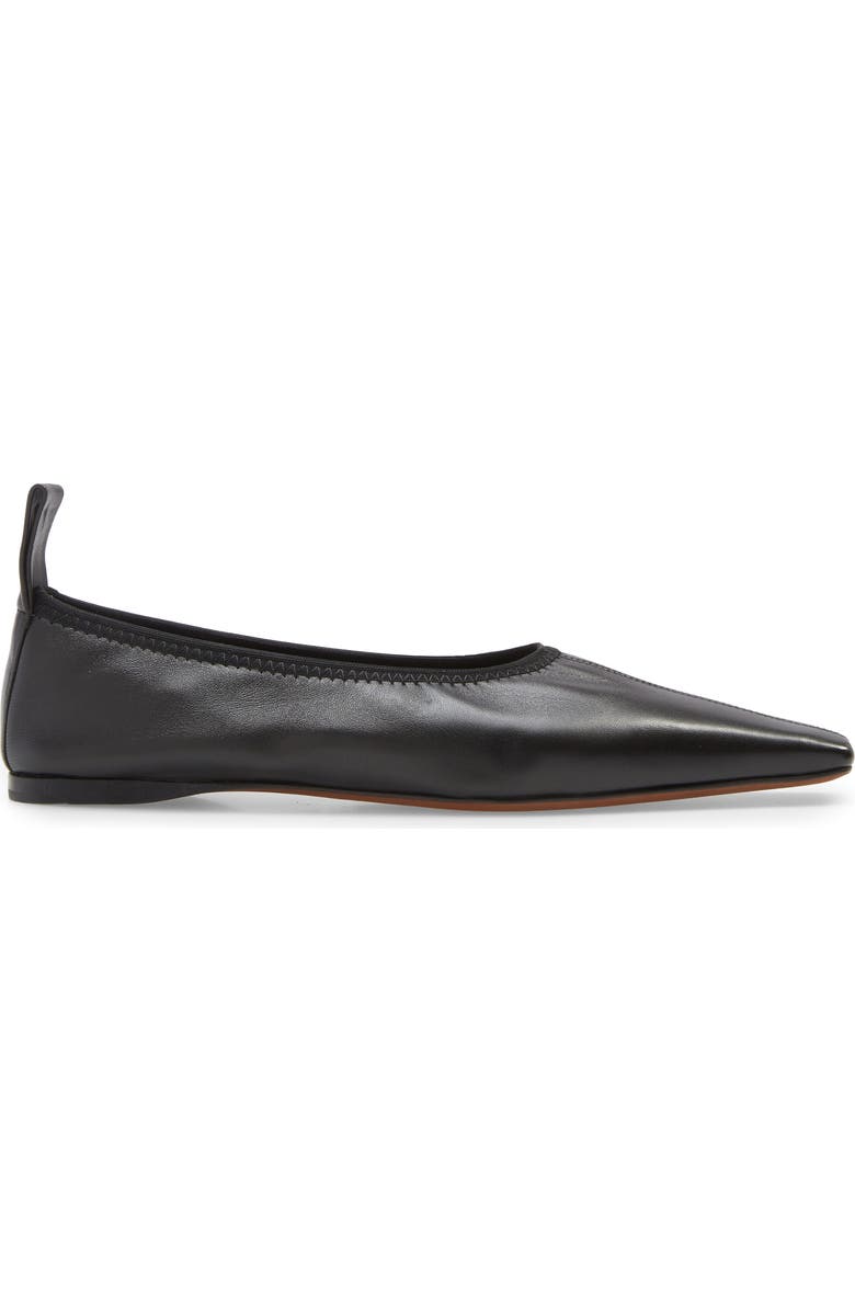 Proenza Schouler Trap Square Toe Flat, Alternate, color,