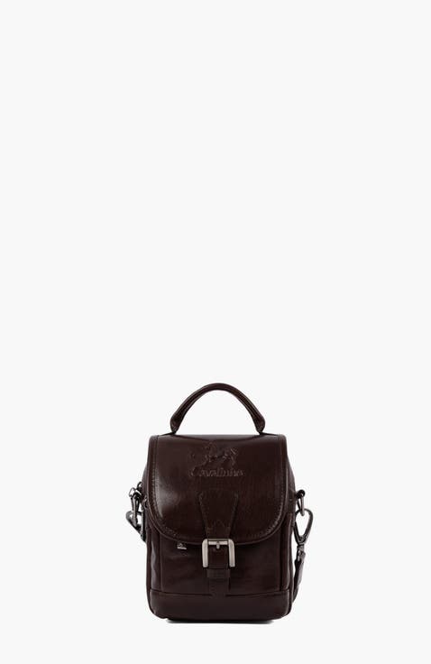Gentleman Leather Traveler Crossbody Bag 590