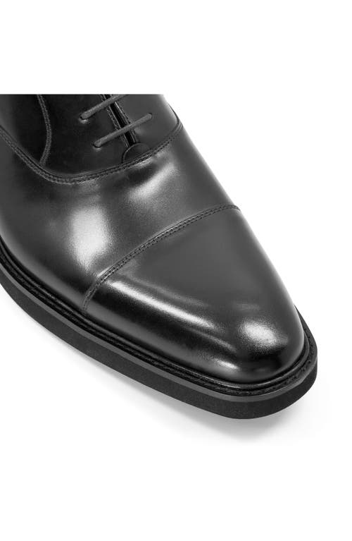 Dune London Shiloh Cap Toe Oxford In Black