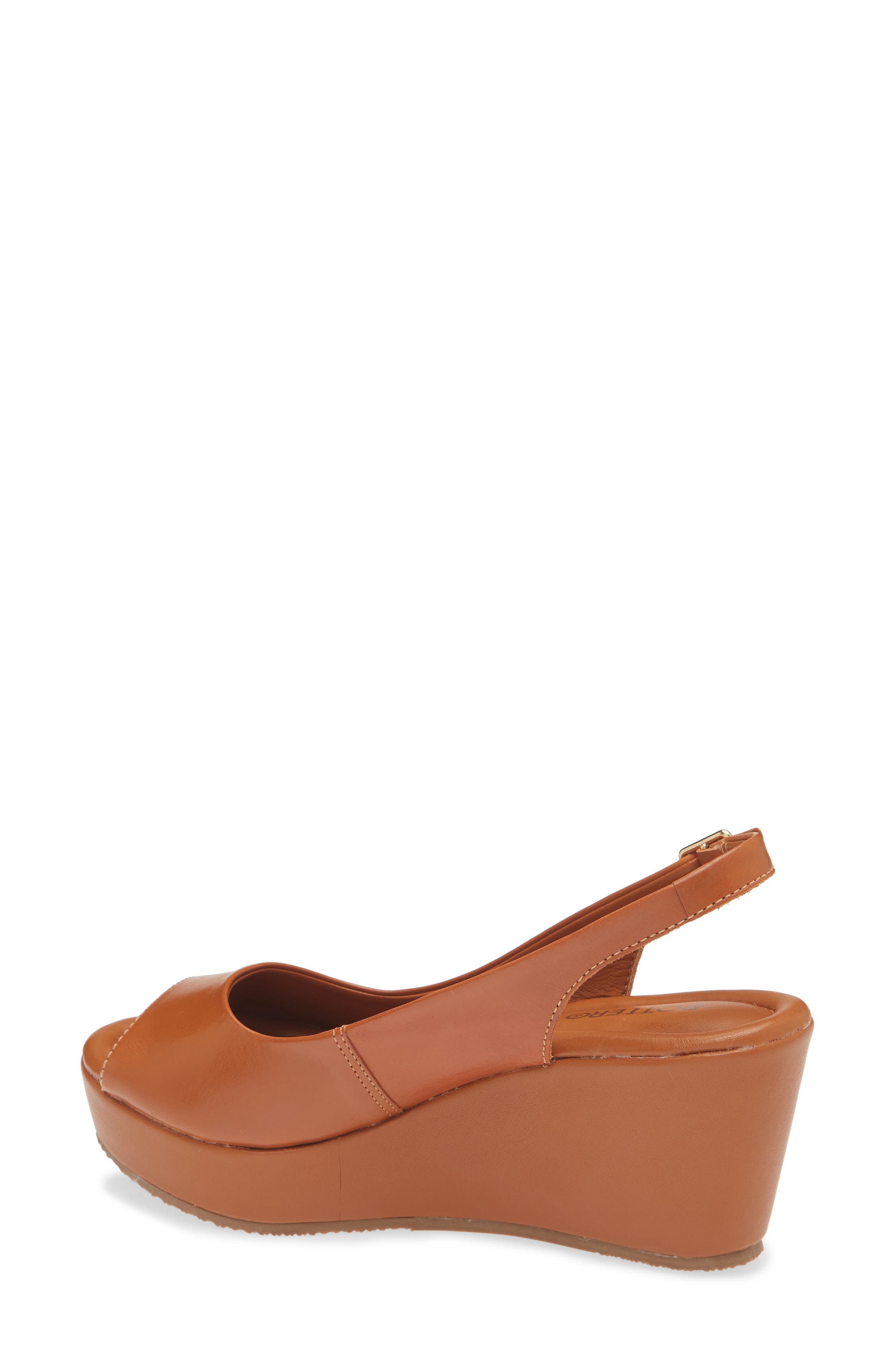 Bottero Slingback Peep Toe Wedge, Alternate, color, 
