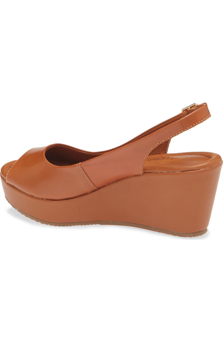 Bottero Slingback Peep Toe Wedge, Alternate, color,