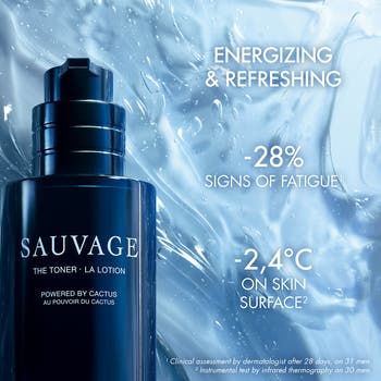 化粧水・ローション・トナー Dior SAUVAGE THE TONER 100ml 🔥 Dior Sauvage The Toner Lotion Powered By Cactus 3.4oz