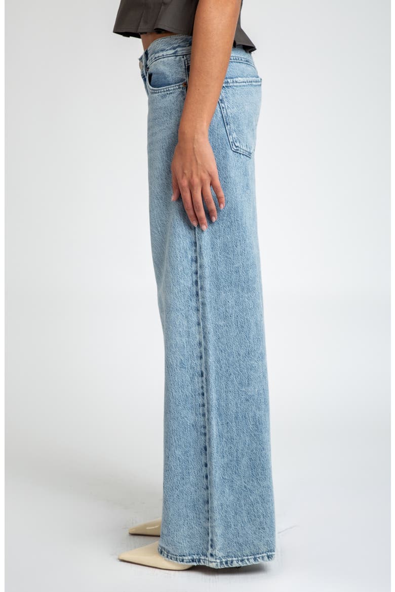 Low Rise Loose Straight Leg Jeans, Alternate, color, BLUE/ BLACK LIGHT MED