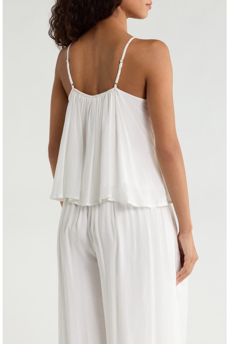Flowy Cover-Up Camisole, Alternate, color, WHITE