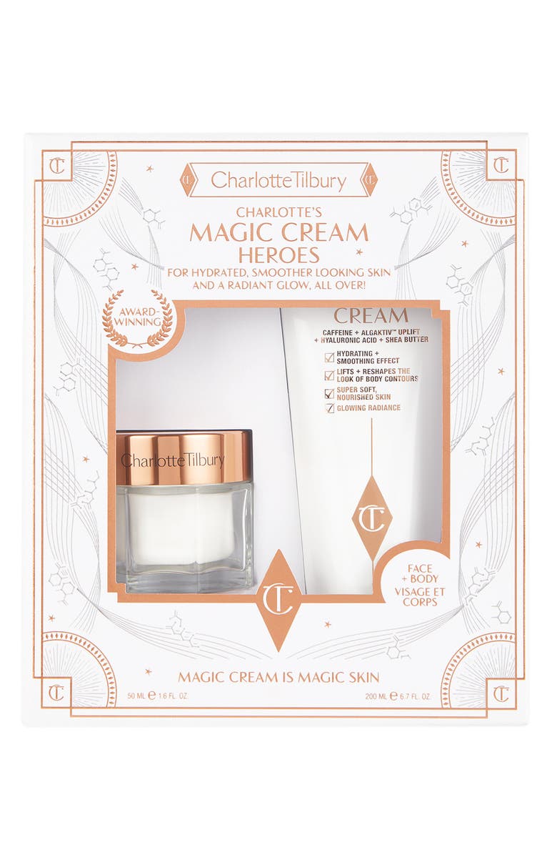 Charlotte Tilbury Magic Cream Heroes Skin Care Set (Limited Edition) (Nordstrom Exclusive) $165 Value, Alternate, color,