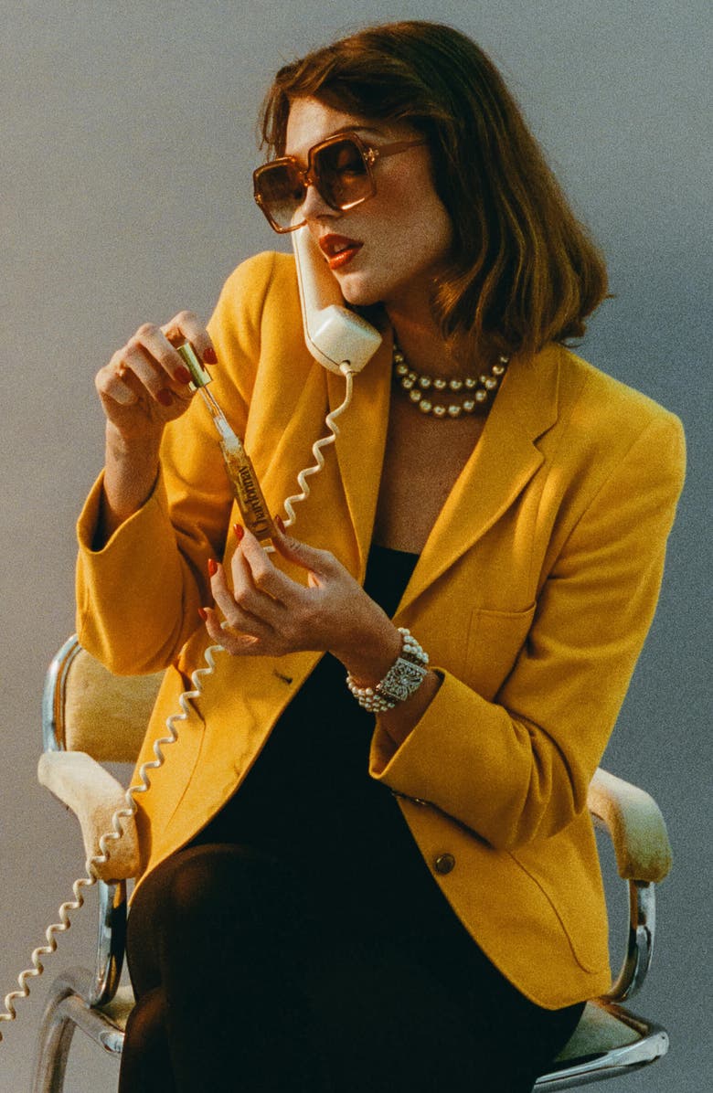 Vacation Chardonnay Lip Oil SPF 30, Alternate, color,