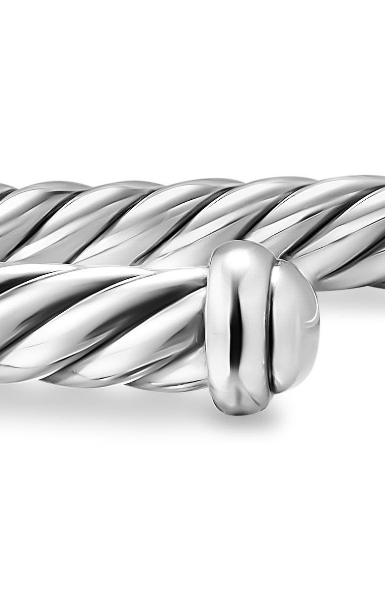 David Yurman Cablespira<sup>®</sup> Flex Bracelet, 4mm, Alternate, color, Silver