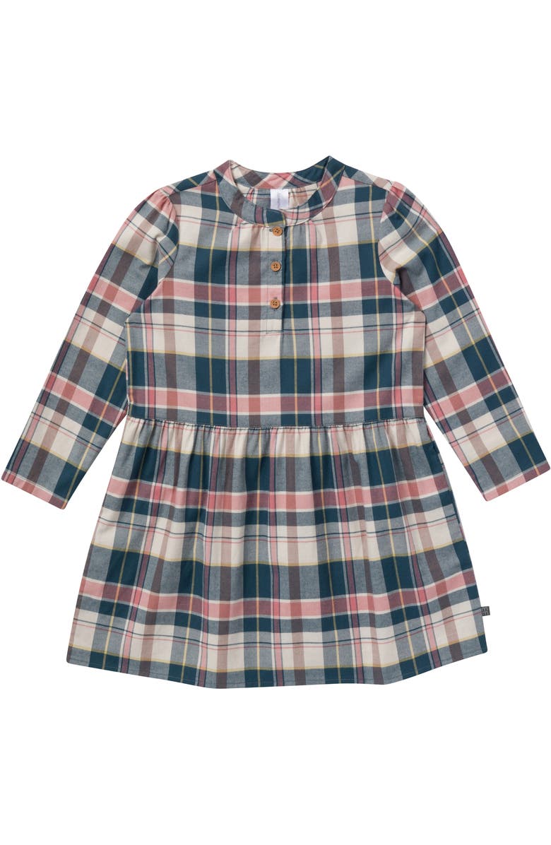 Modern Moments<sup>™</sup> by Gerber Plaid Collared Dress, Main, color, Orion Blue Plaid