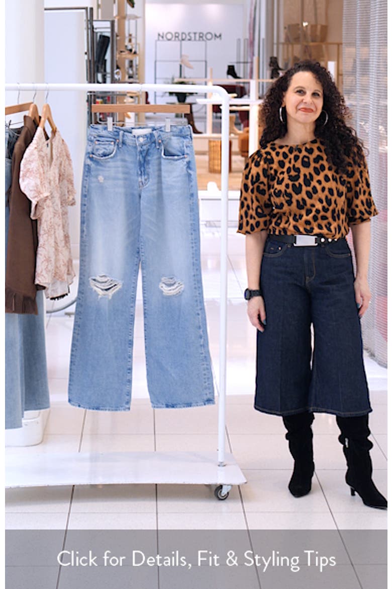 The Maven Mid Rise Ripped Straight Leg Jeans video