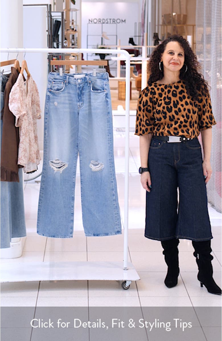 The Maven Mid Rise Ripped Straight Leg Jeans, sales video thumbnail