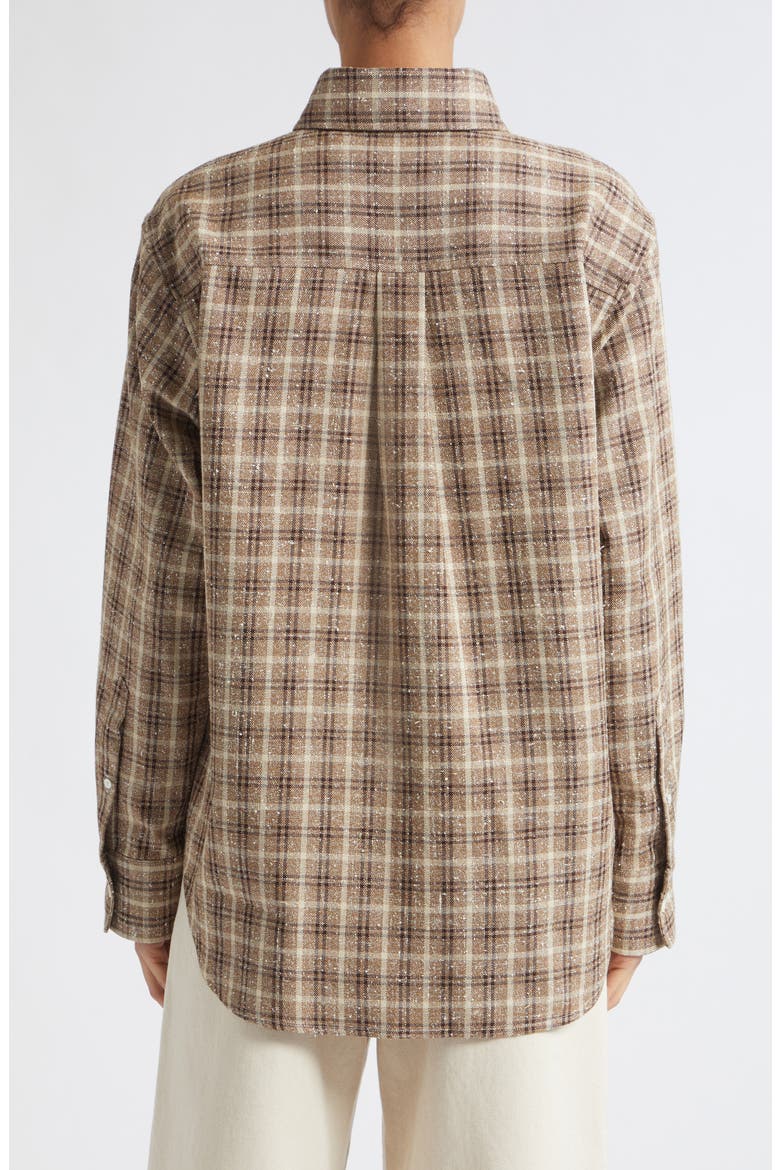 Oxford Bouclé Check Button-Down Shirt, Alternate, color, BOUCLE CHECK