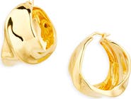 Monica Vinader Nomade Bold Medium Hoop Earrings