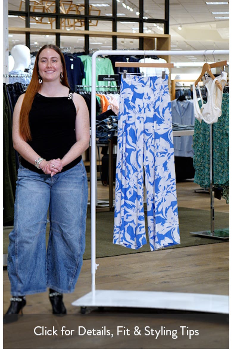 Split Spirit Floral Wide Leg Pants video