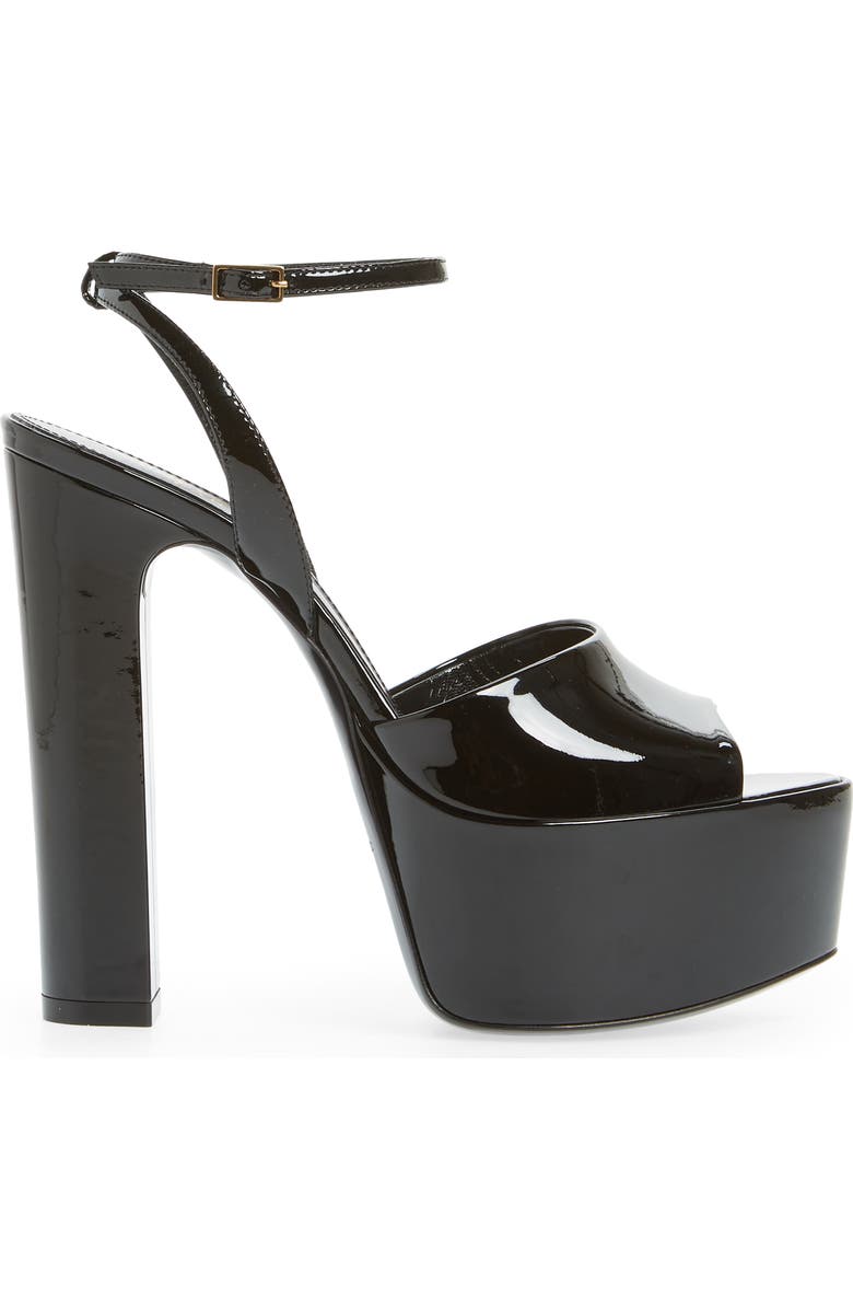 Saint Laurent Jodie Platform Sandal, Alternate, color,