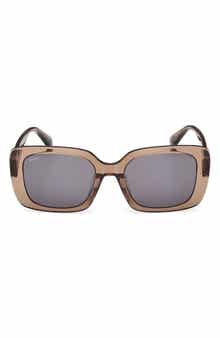Max Mara 54mm Square Sunglasses