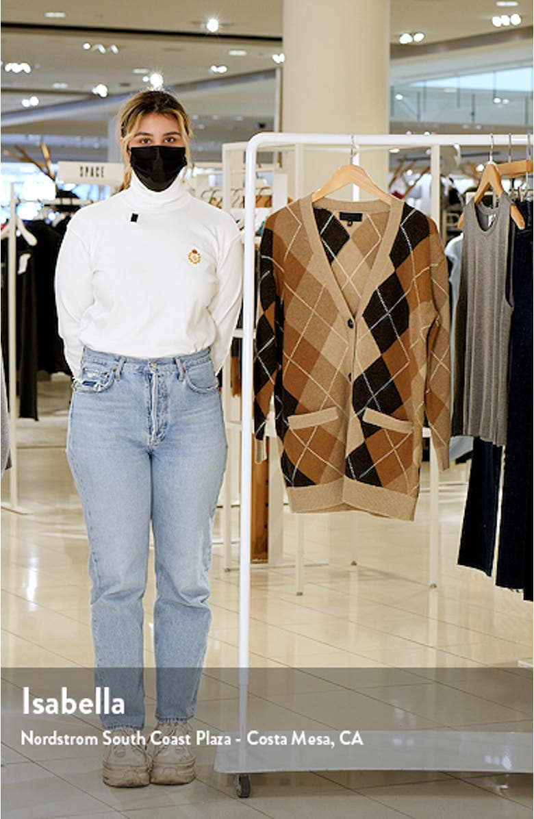 Sofhie Argyle Wool Cardigan, sales video thumbnail