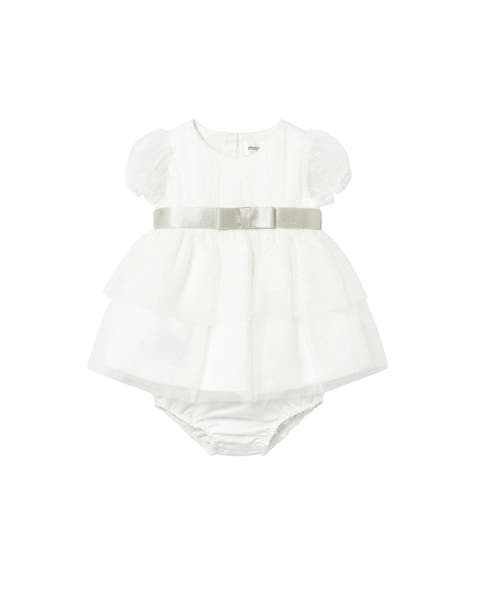 Dress With Bow Waistband