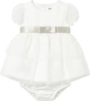 Mayoral Dress With Bow Waistband