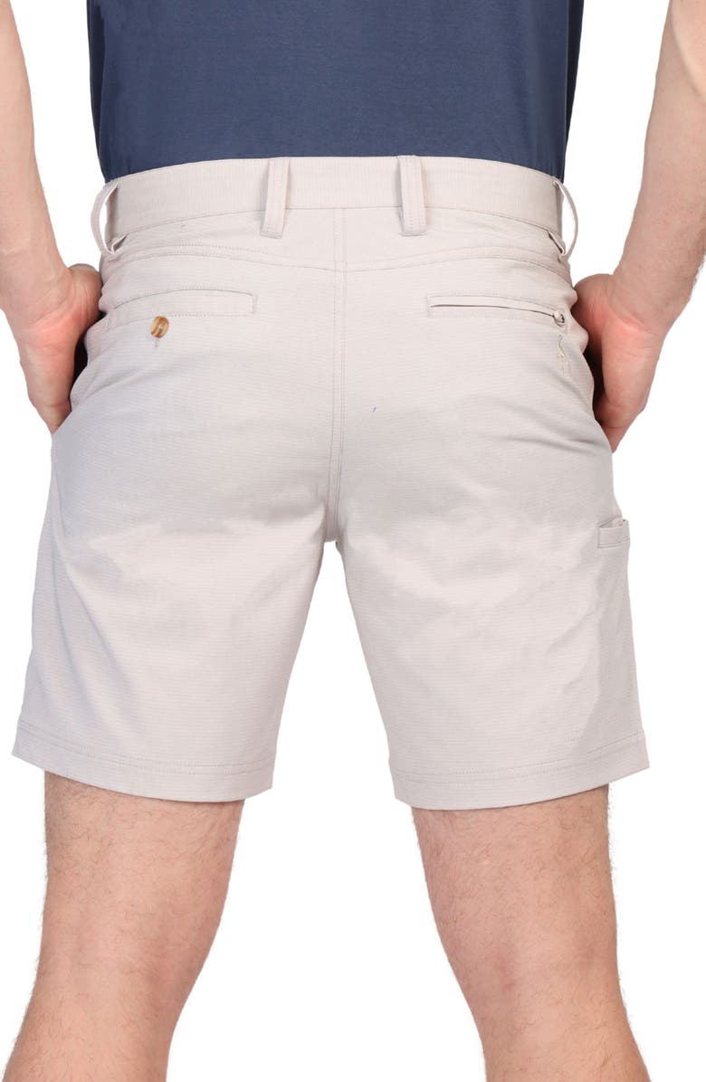 TailorByrd Grid Performance Shorts, Alternate, color, Stone