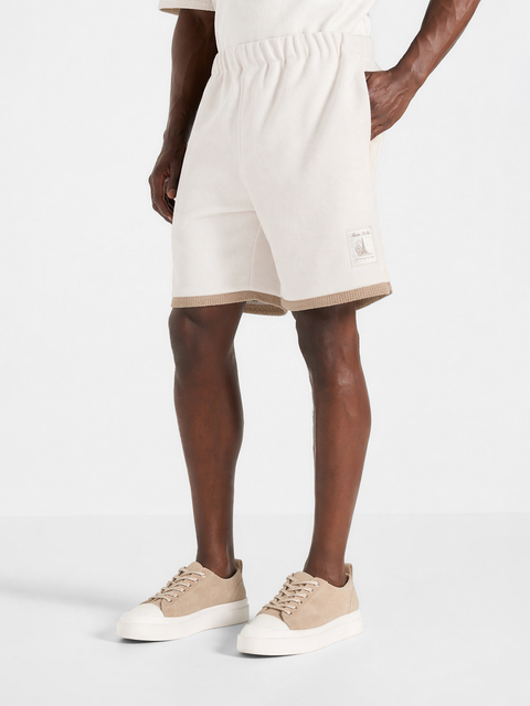 Reuben Contrast Crochet Detail Shorts