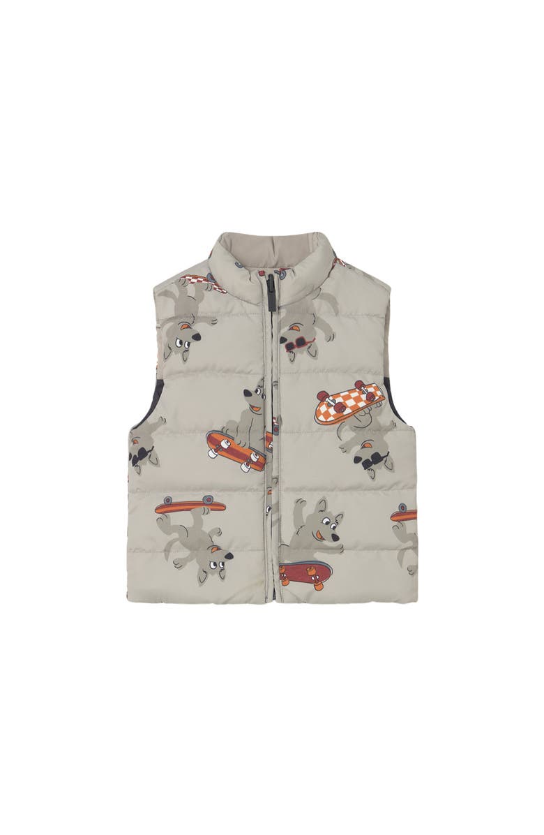 Mayoral Reversible Vest, Alternate, color, Navy
