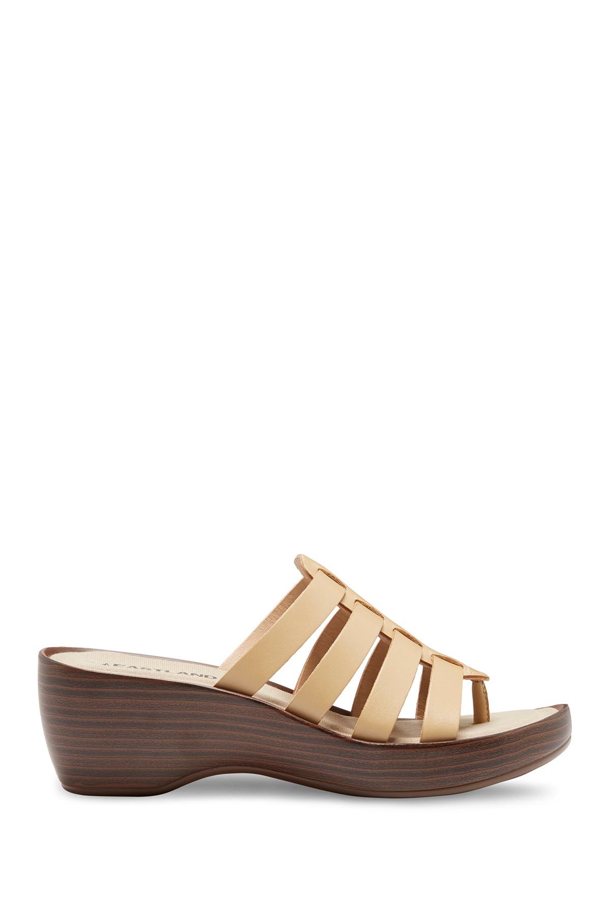Eastland Topaz Caged Wedge Sandal - Wide Width Available, Alternate, color, 