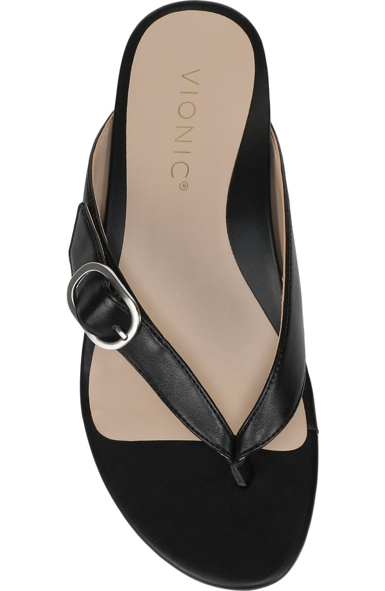 Vionic Ginny Flip Flop, Alternate, color, Black