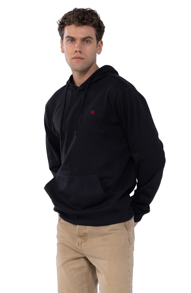 Members Only Pullover Hooded Sweatshirt, Alternate, color, Black