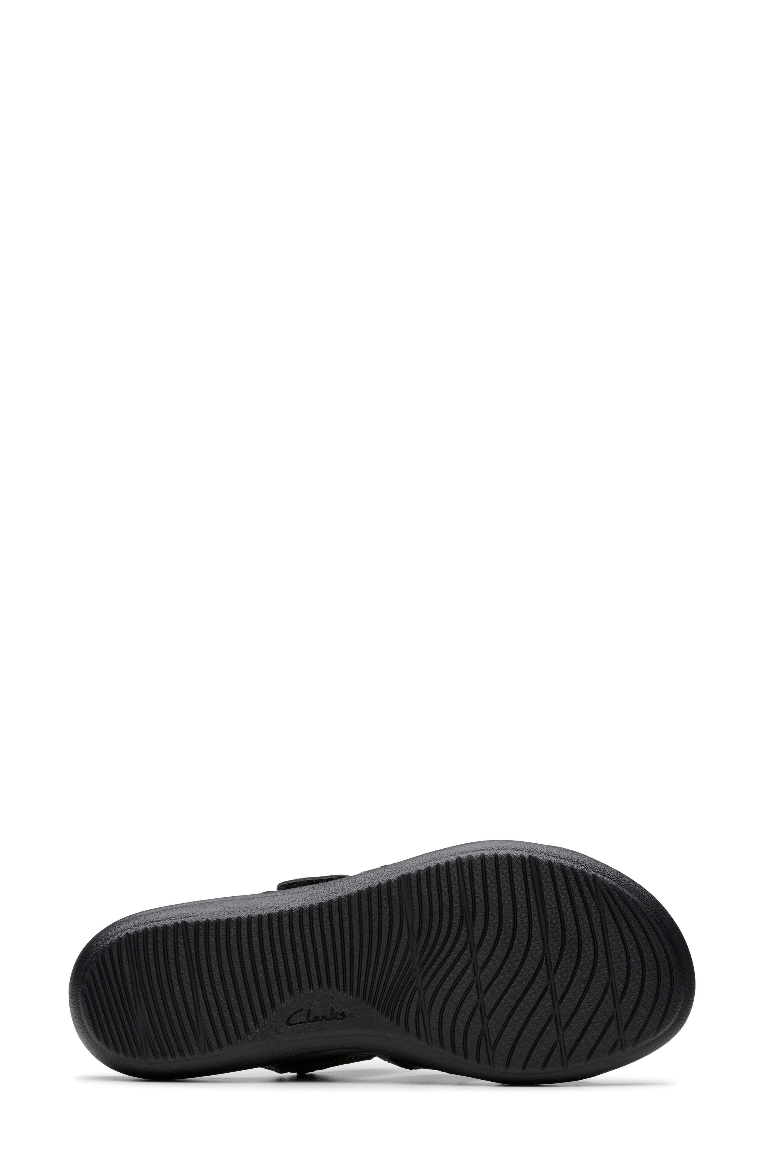 Clarks<sup>®</sup> Laurieann Dove Slide Sandal, Alternate, color, Black Leather