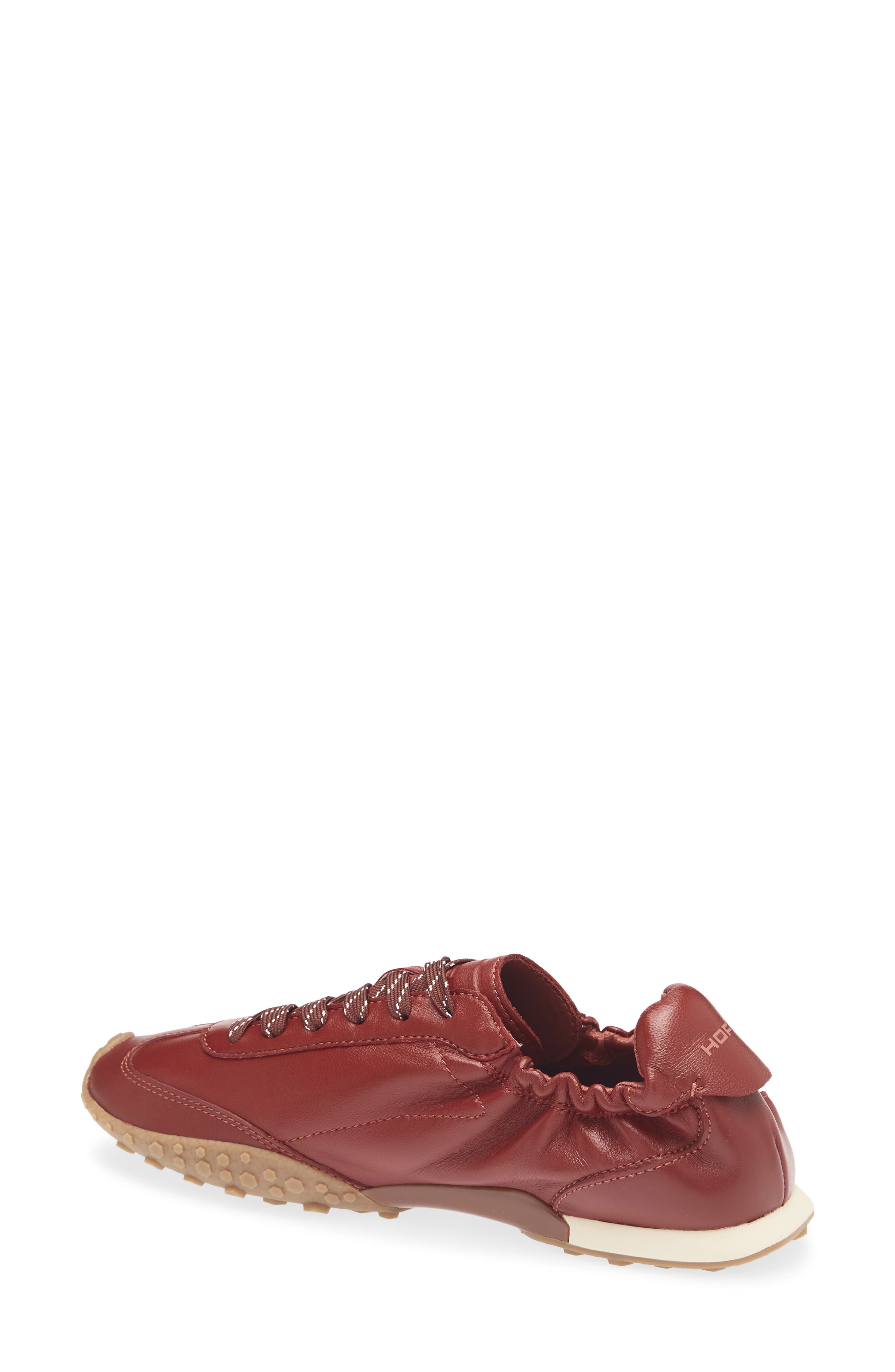 Bridge Leather Sneaker, Alternate, color, CLAY