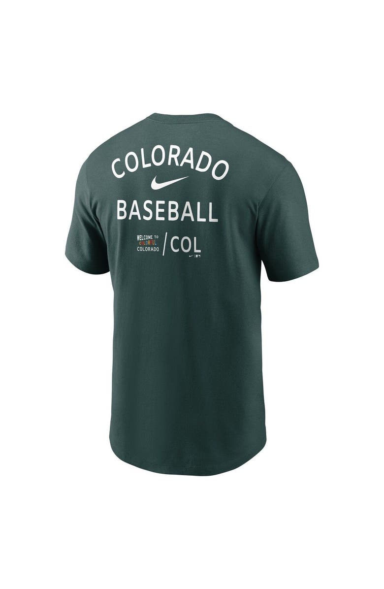 Nike Men's Nike  Green Colorado Rockies City Connect 2-Hit T-Shirt, Alternate, color, 
