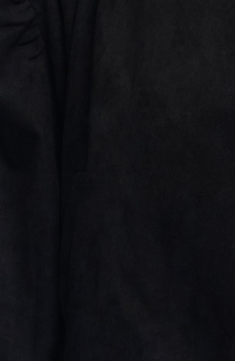 LIONESS Luminous Faux Suede Jacket, Alternate, color, Noir