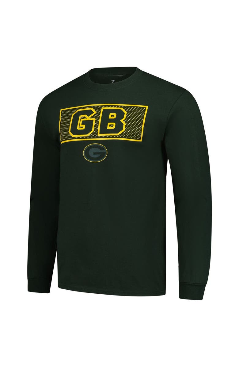 FANATICS Men's Fanatics Green Green Bay Packers Squad Long Sleeve T-Shirt, Alternate, color, 