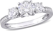 DELMAR Dew Created Moissanite Ring